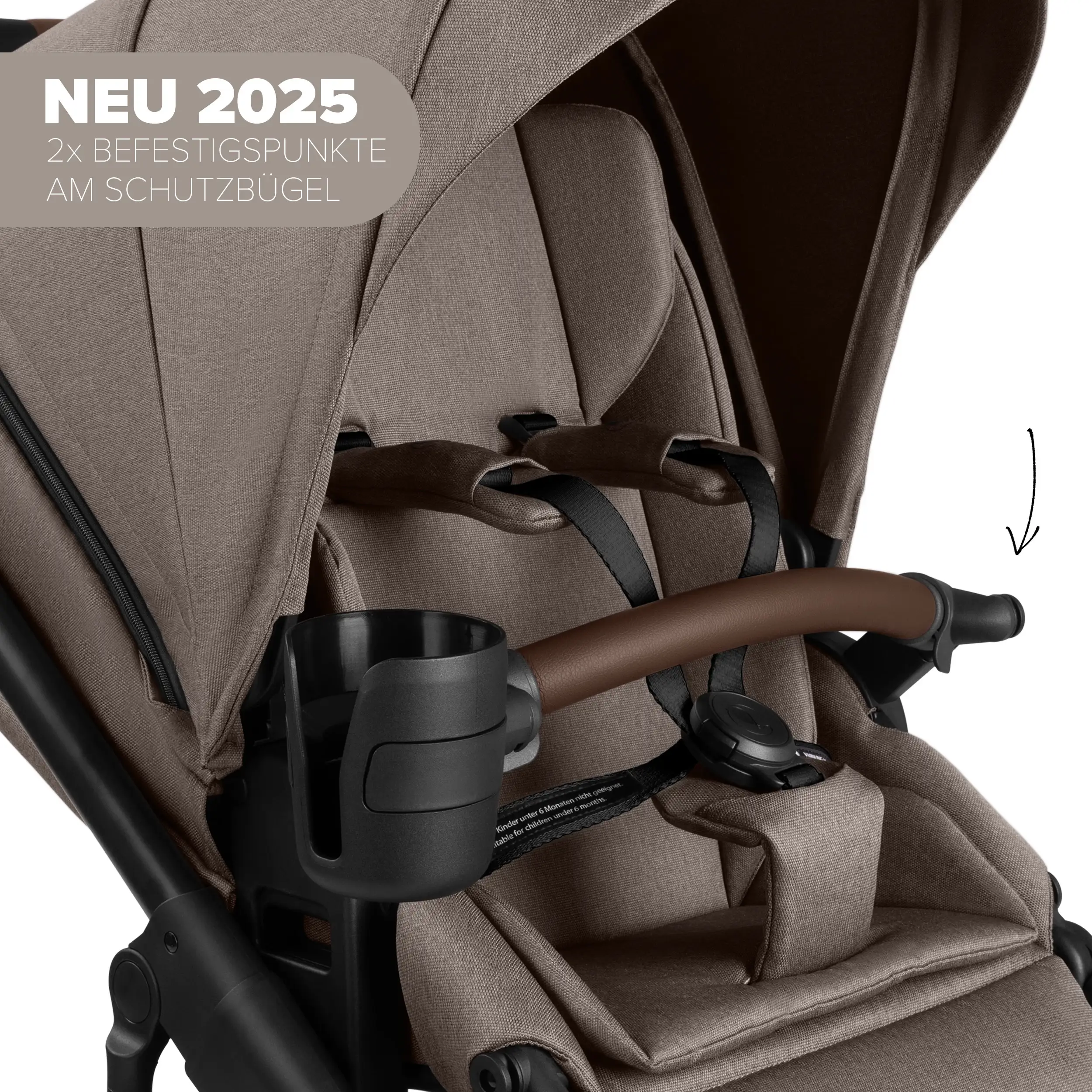 4in1 Kinderwagen-Set Salsa 5 Air inkl. Isofix Base - Nature