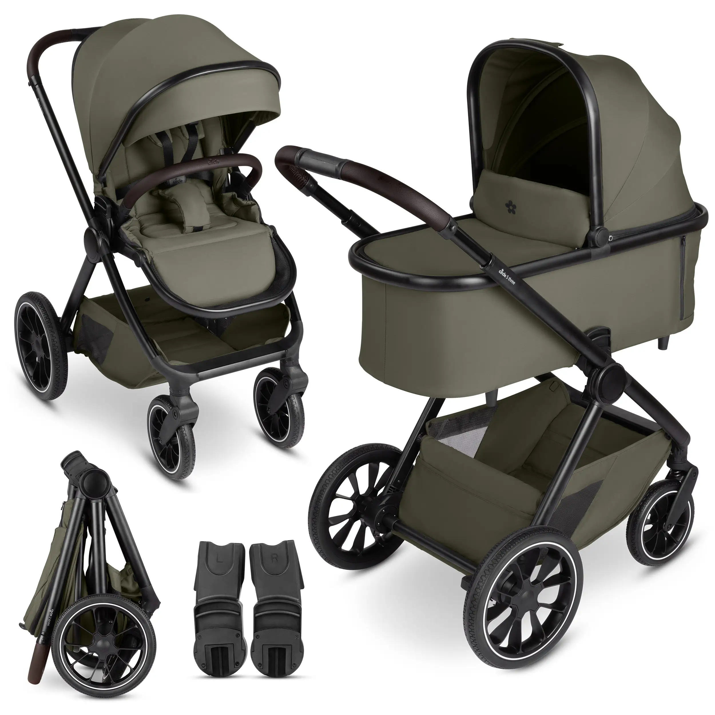 Kombi-Kinderwagen S Three - Wheat