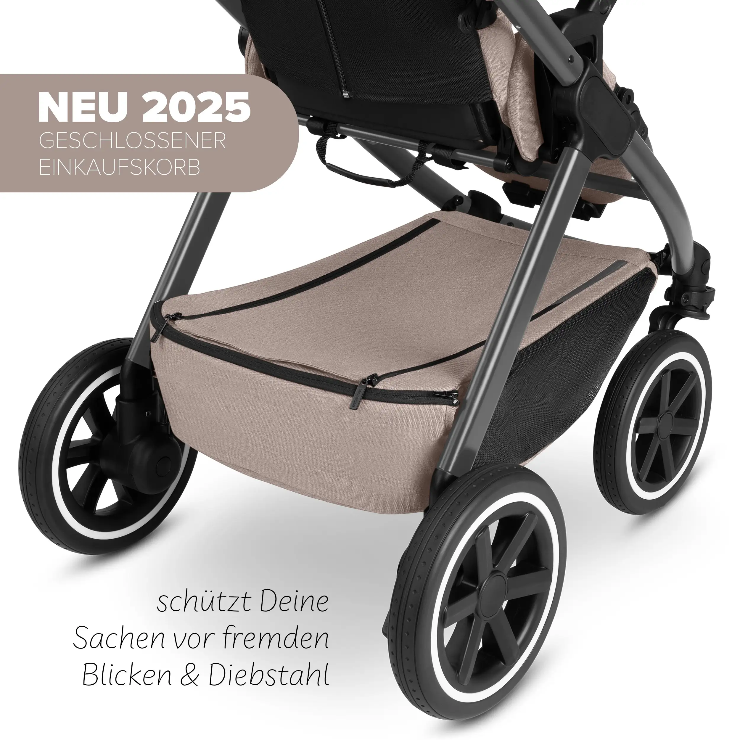 4in1 Kinderwagen Set Samba 2 inkl. Isofix Base - Camel