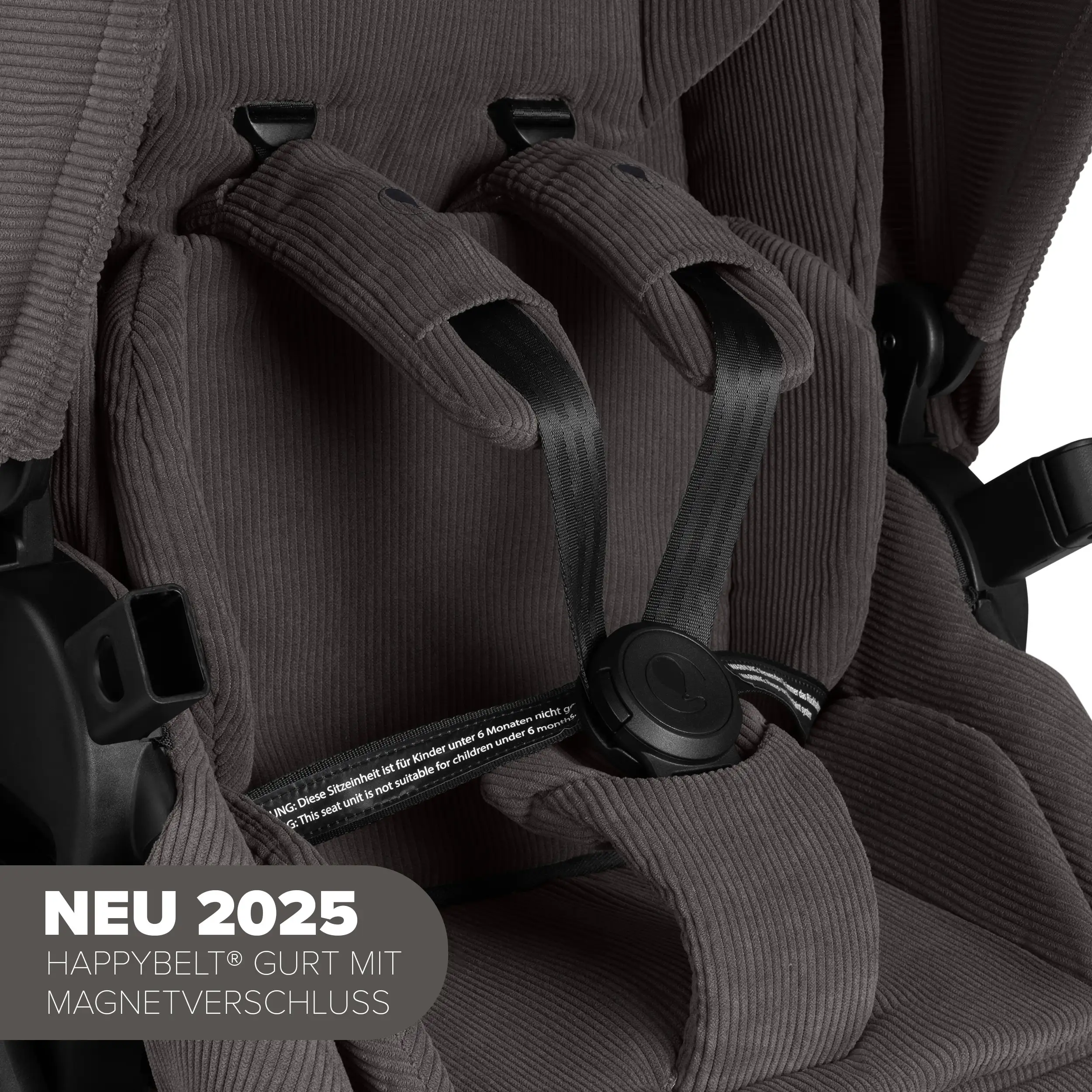 Kombi-Kinderwagen Salsa 5 Air inkl. Winterfußsack & Wickeltasche - Almond