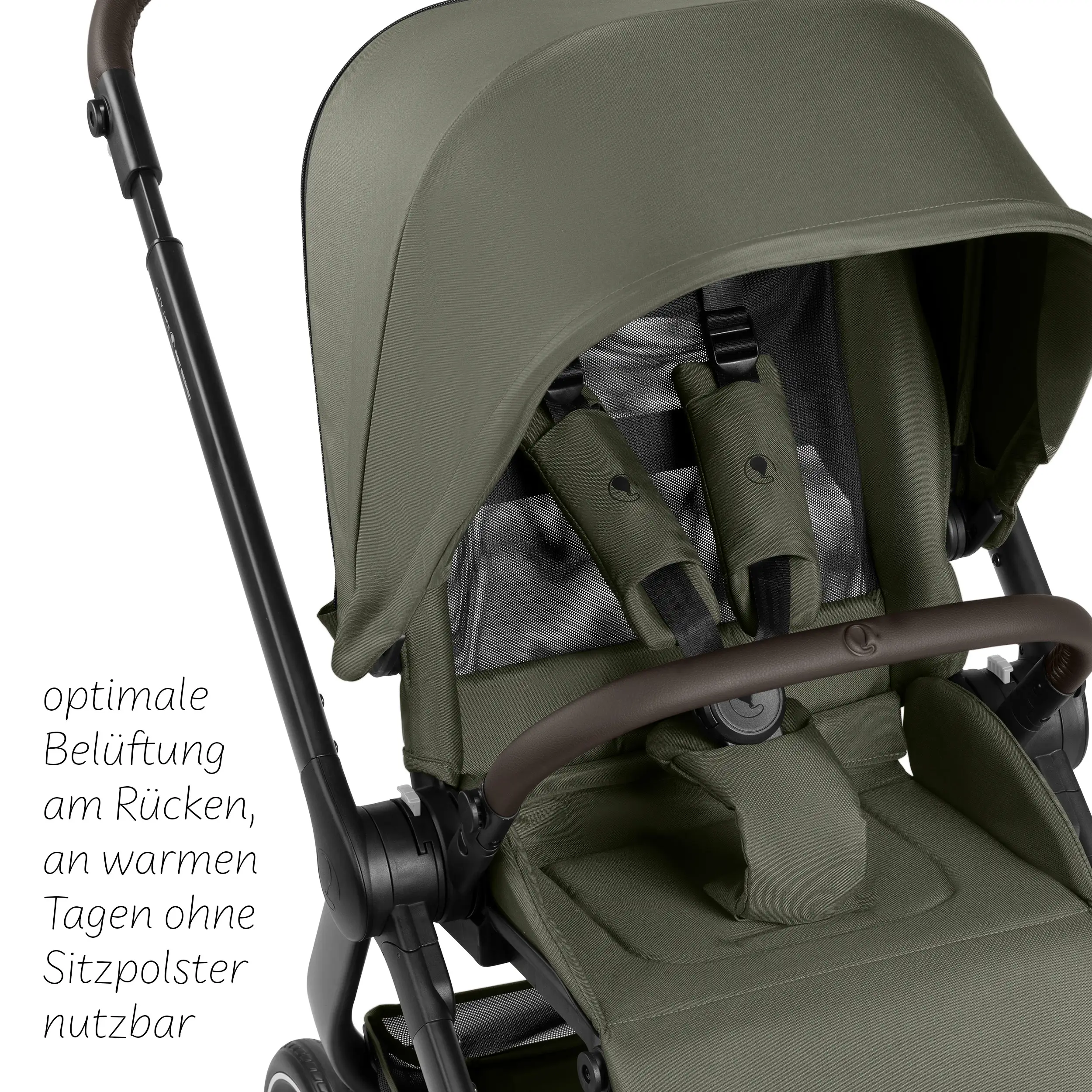 3in1-Kinderwagen-Set City Life - Avocado