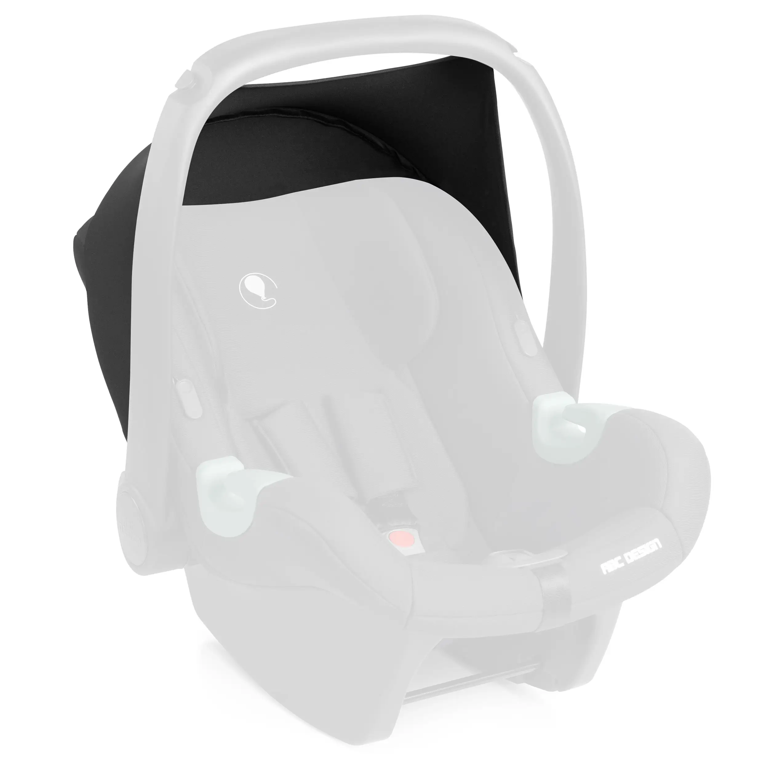 Ersatz-Sonnenverdeck für Babyschale Tulip - Black