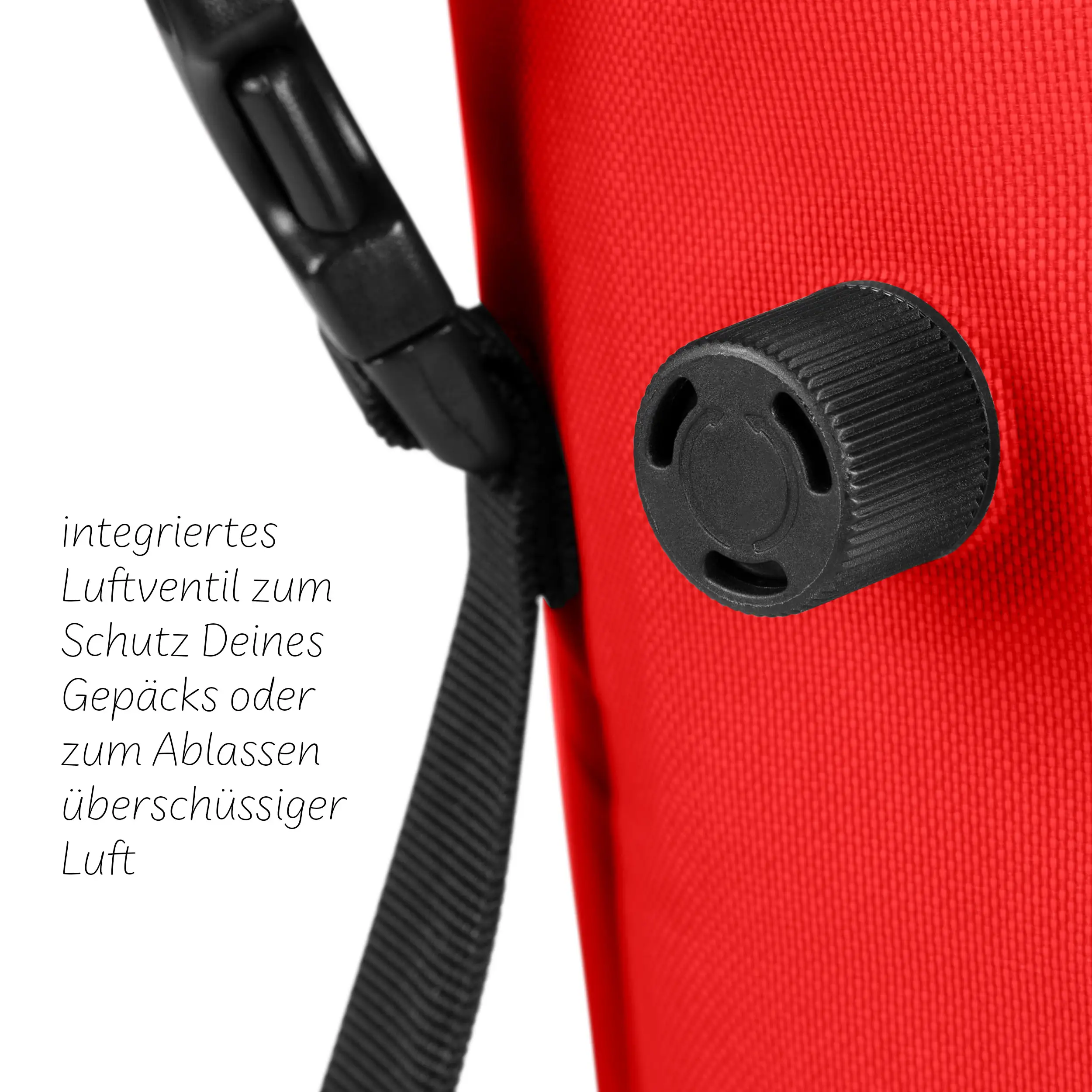 Satteltasche Sion 20L für Kinderwagen Fahrradanhänger & Alltag - Mango
