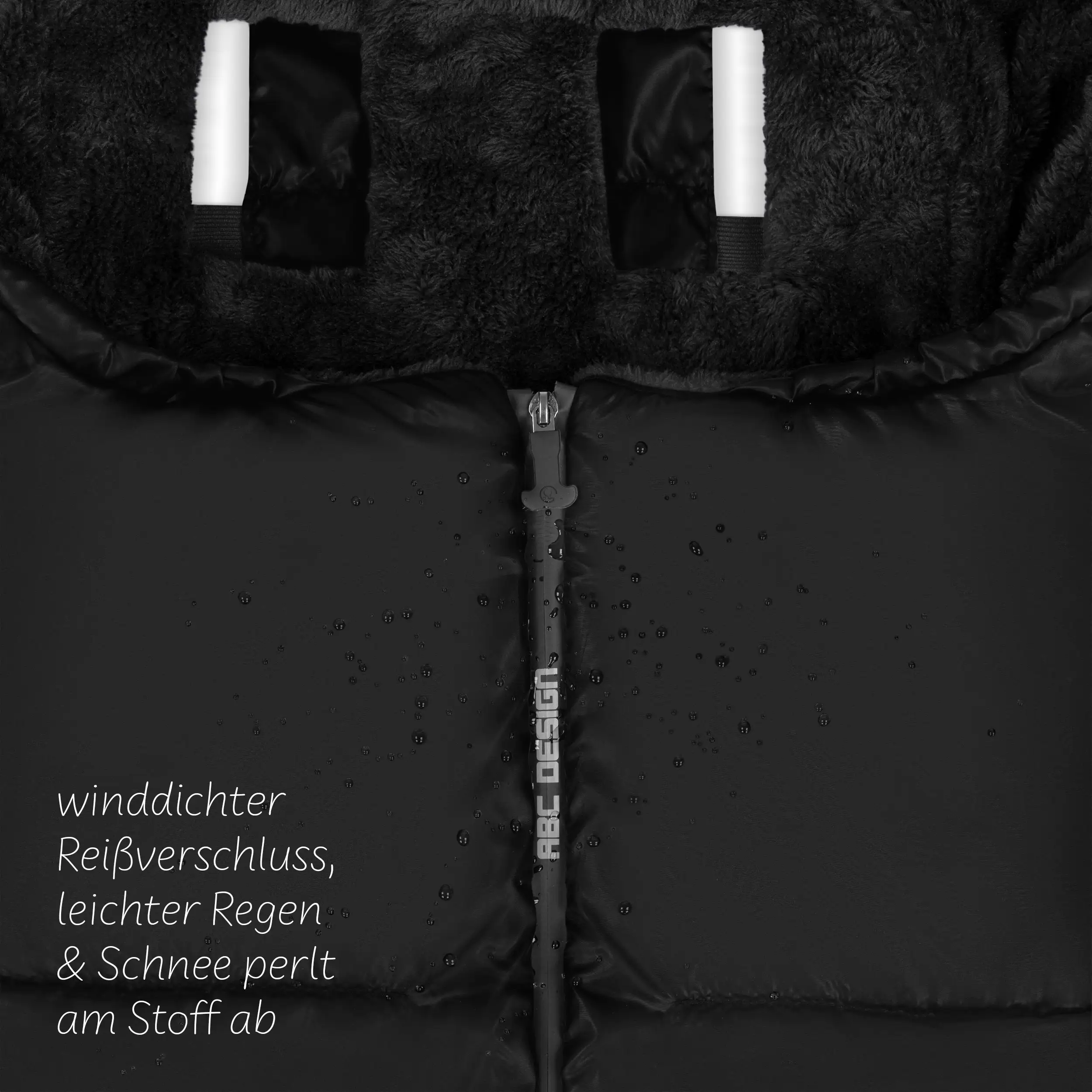 Winterfußsack - Black