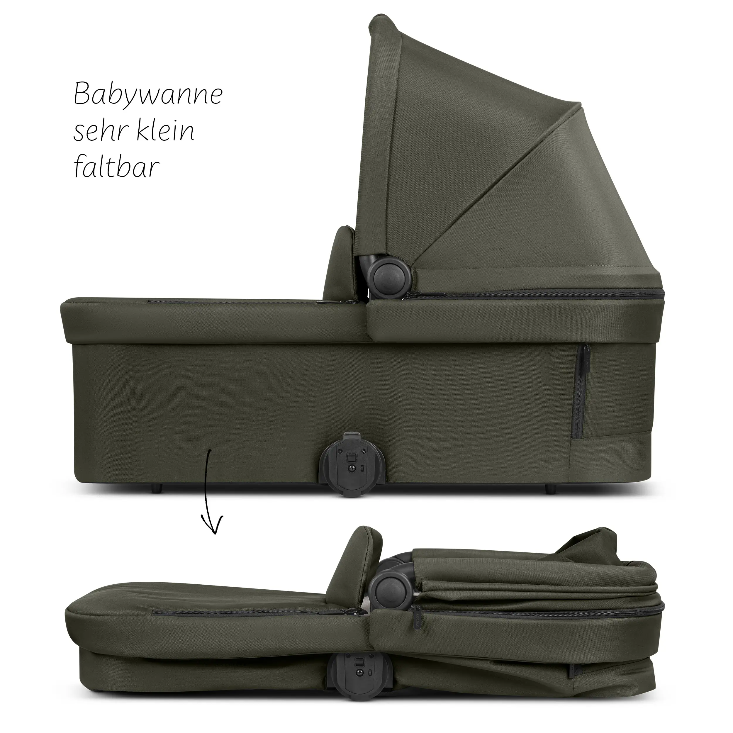 3in1-Kinderwagen-Set City Life - Avocado