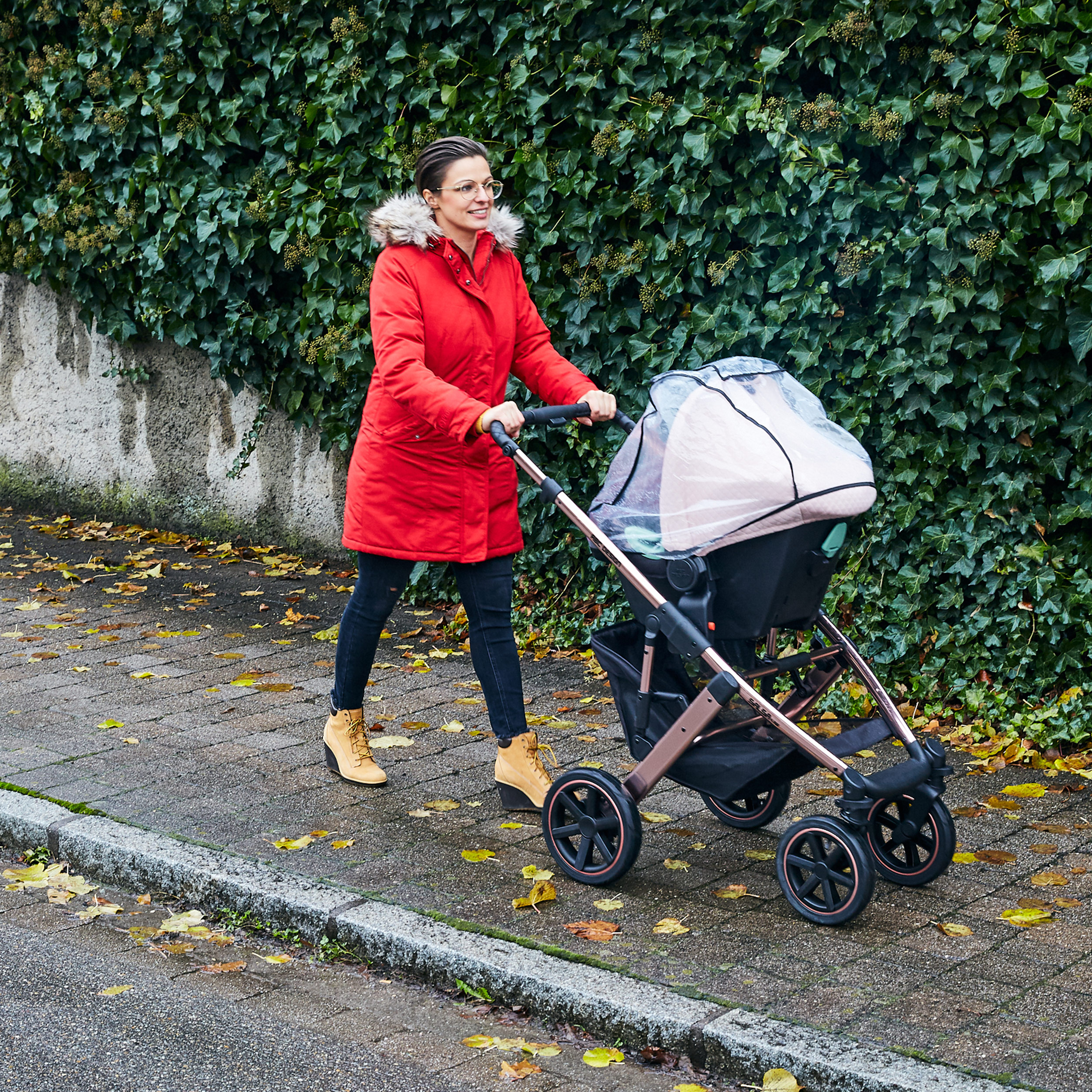 Regenschutz für Babyschale Tulip