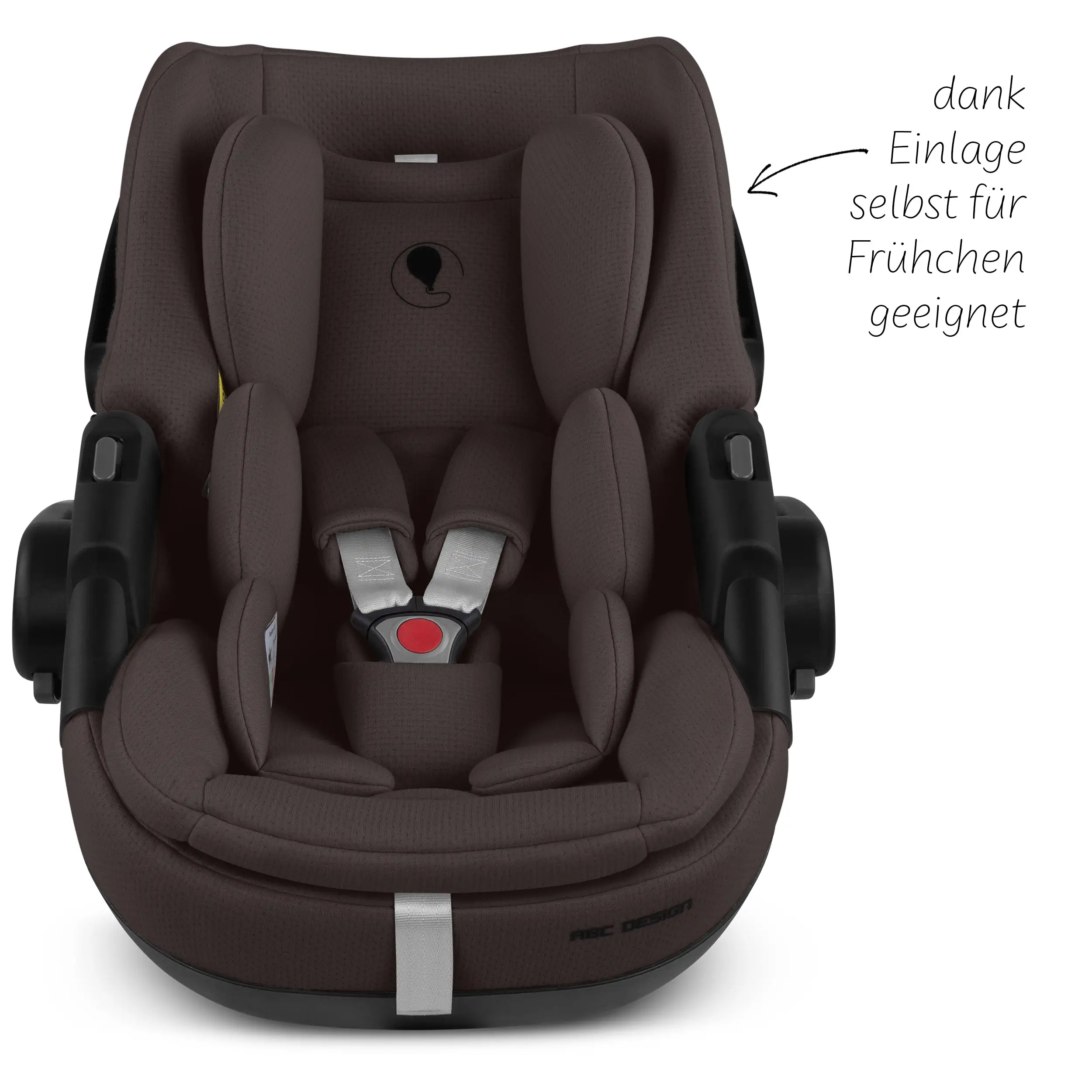 Coque auto Calla i-Size avec position allongée, base ISOFIX rotative Root incluse