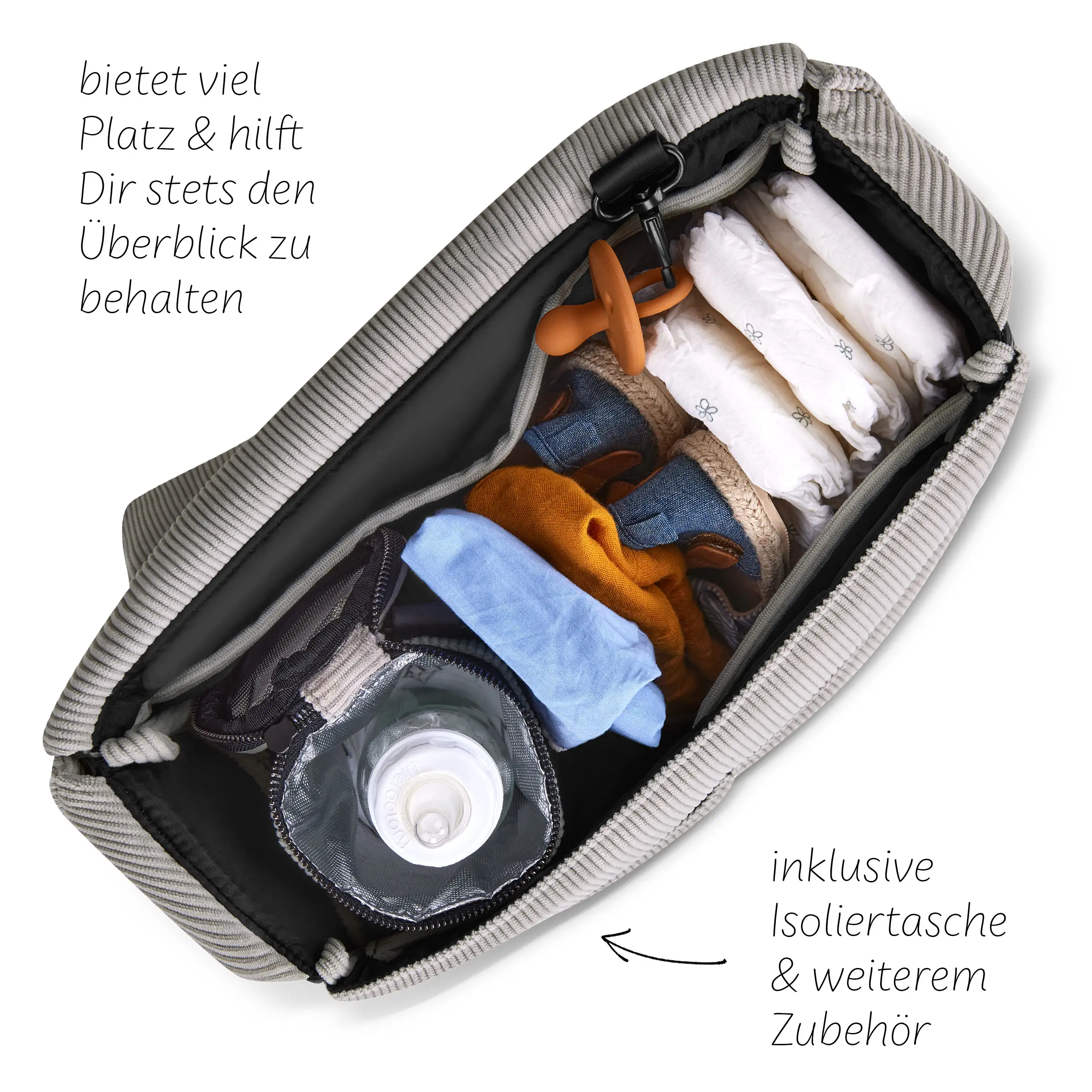 Wickeltasche Urban - Biscuit