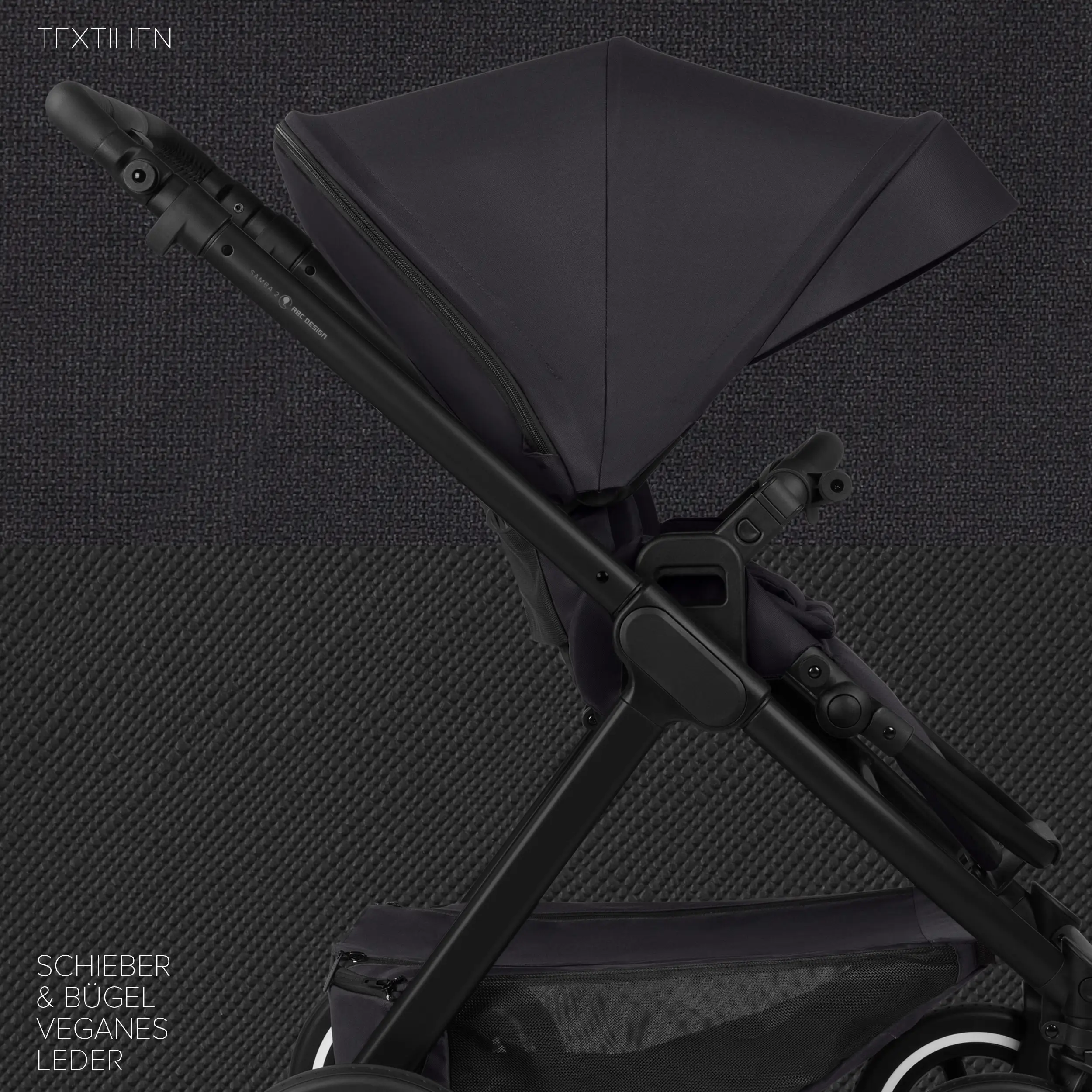 Travel-Set Samba 2 inkl. Babyschale Maxi Cosi Pebble 360 Pro 2 - Coal