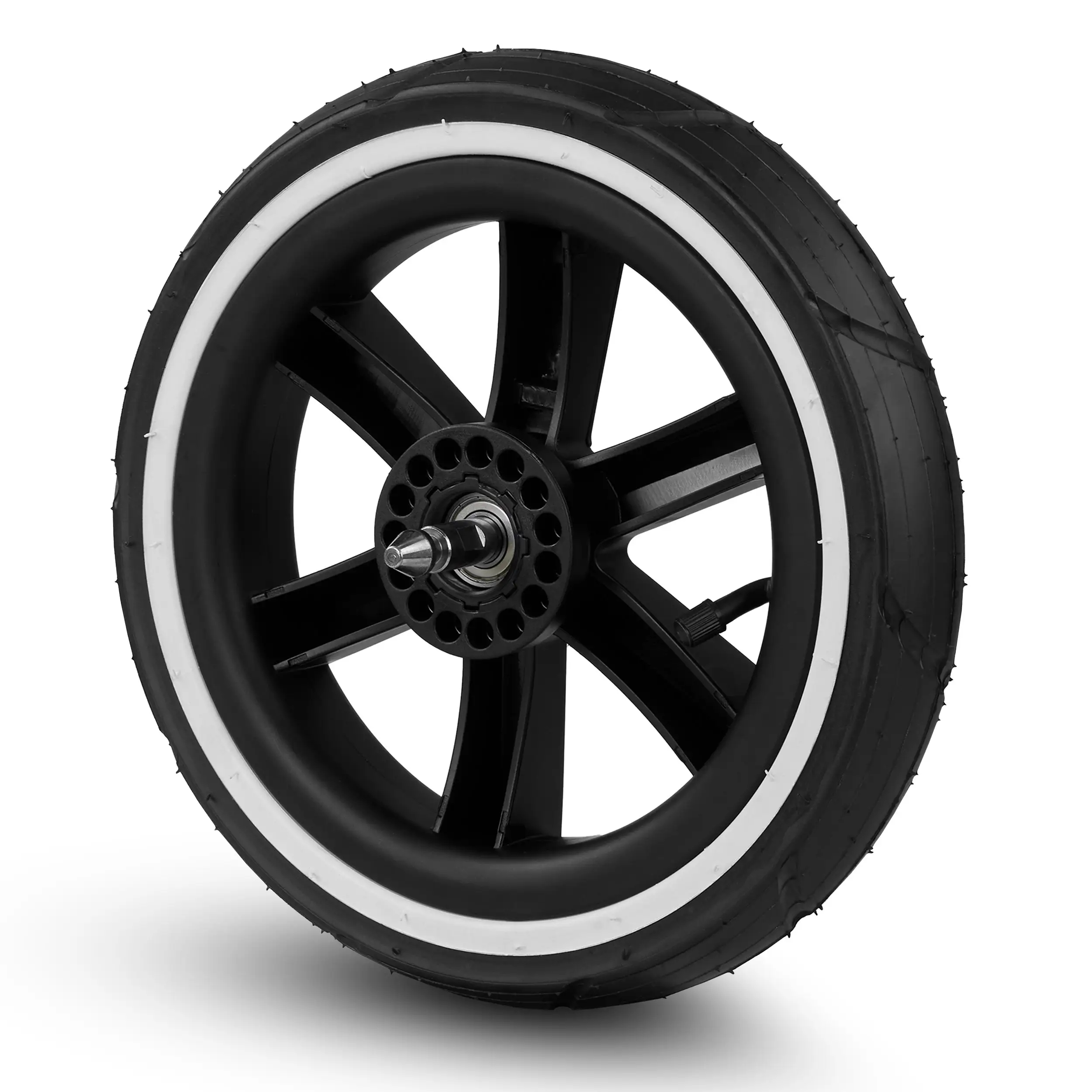 Hinterrad für Salsa 5 Air / Salsa 4 Air - Luftrad Black / White Wall